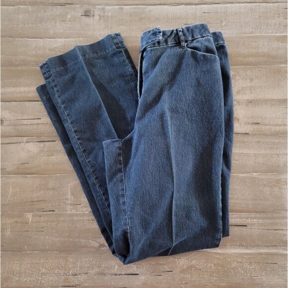 Coldwater Creek Women’s Blue Jeans Size 12 Dark Wash 2 Pockets - Picture 1 of 8